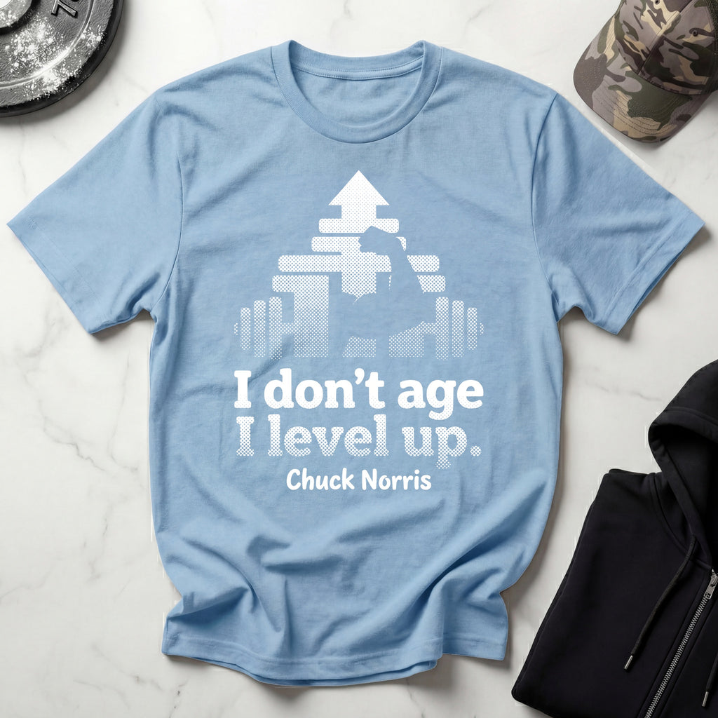 I Dont Age I Level Up Vintage Gym T-Shirt