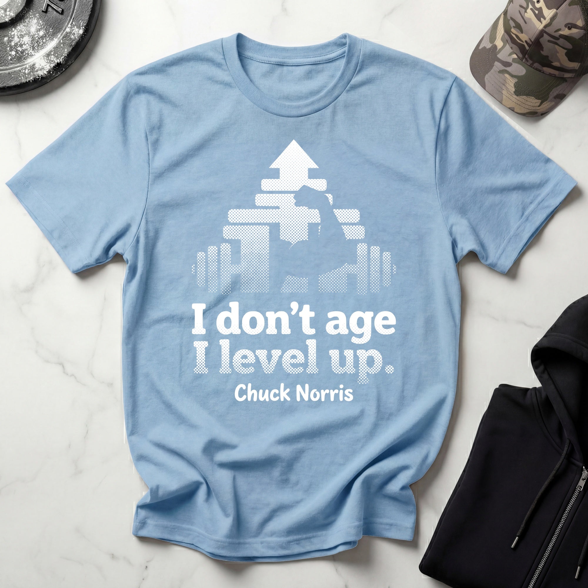 I Dont Age I Level Up Vintage Gym T-Shirt