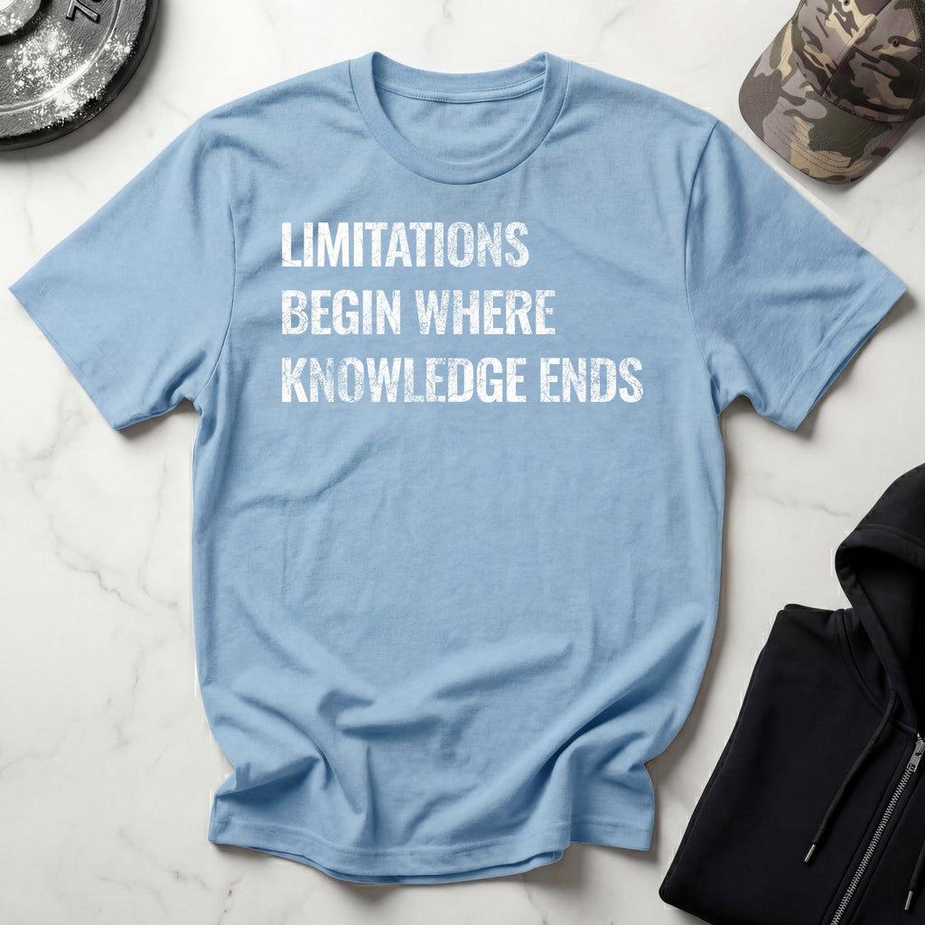 Knowledge Limitation Graphic Gym T-Shirt