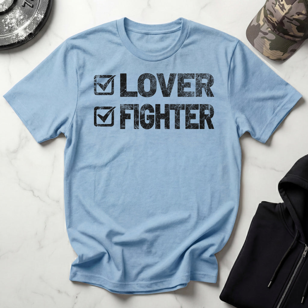Lover Fighter Retro Gym T-Shirt