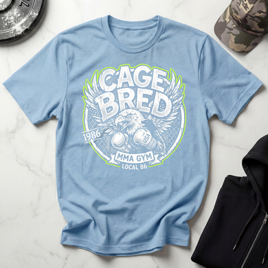 Cage Bred MMA American Eagle Gym T-Shirt