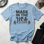USA Weights Training Vintage Gym T-Shirt
