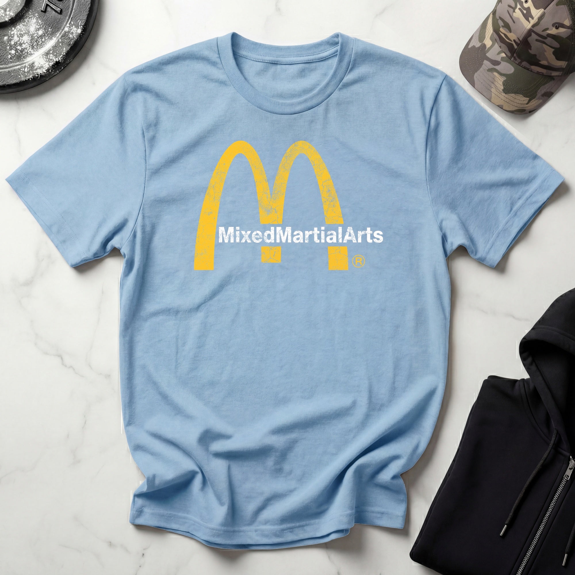 McMartialArts Graphic Vintage Gym T-Shirt