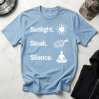 Sunlight Steak Silence Neuro Health Gym T-Shirt