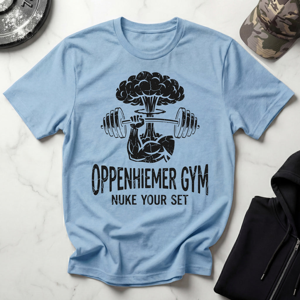 Oppenheimer Explosive Science Vintage Insignia Gym Tee