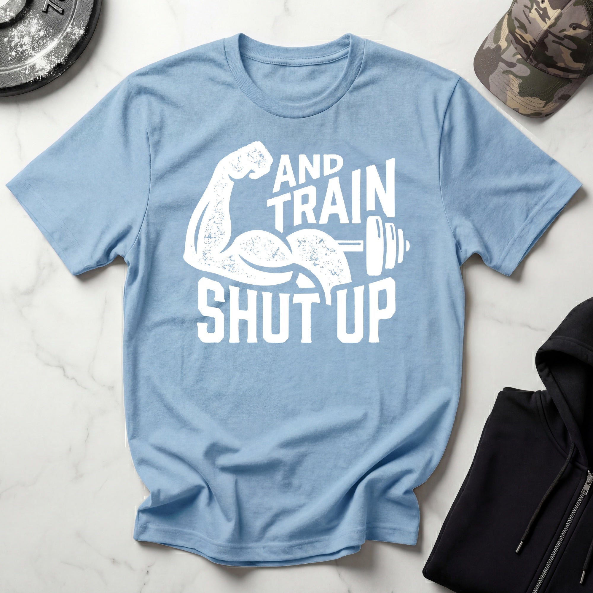 Shut Up And Train Graphic Gym T-Shirt