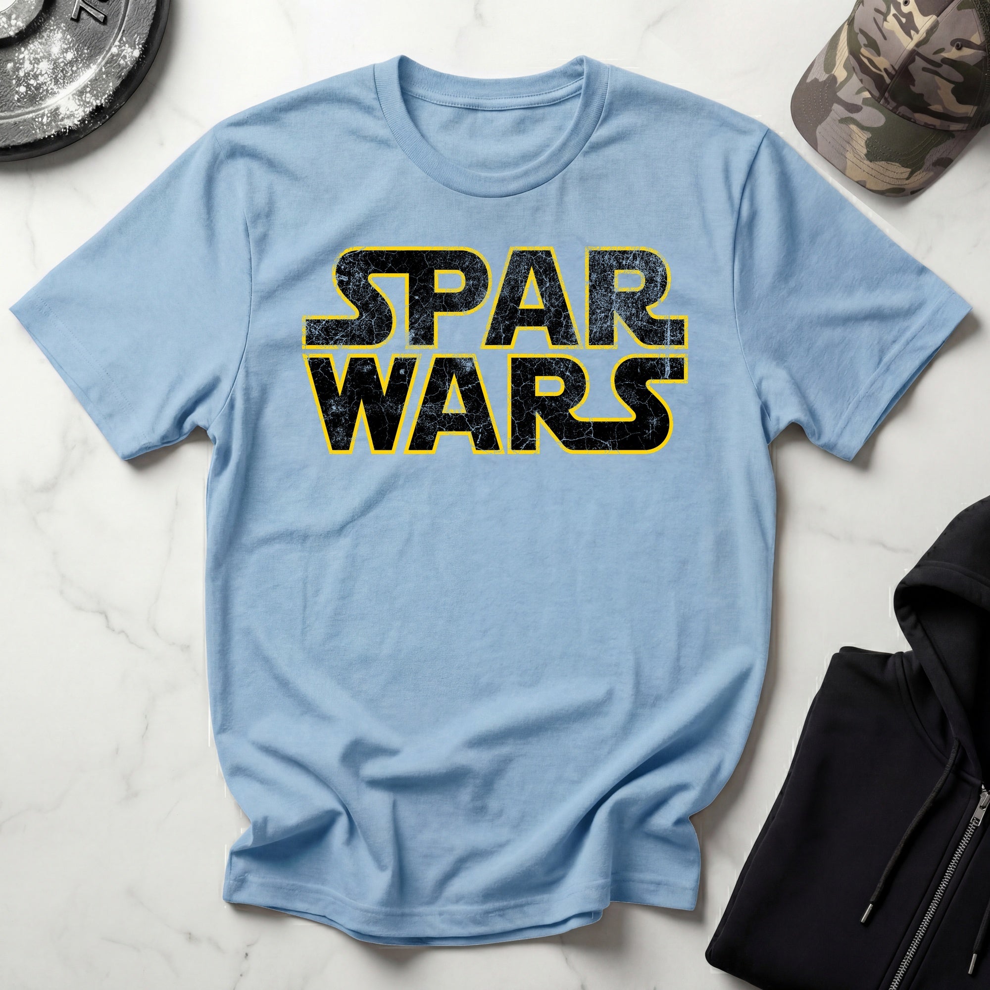 Spar Wars Grunge Vintage Gym T-Shirt