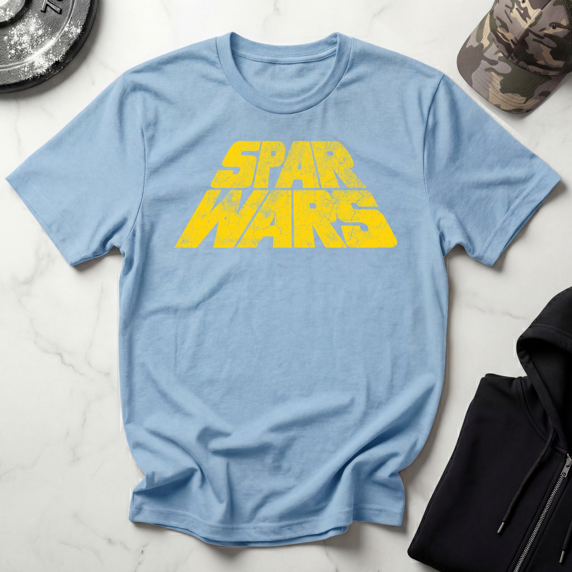 Spar Wars Humour Vintage Gym T-Shirt