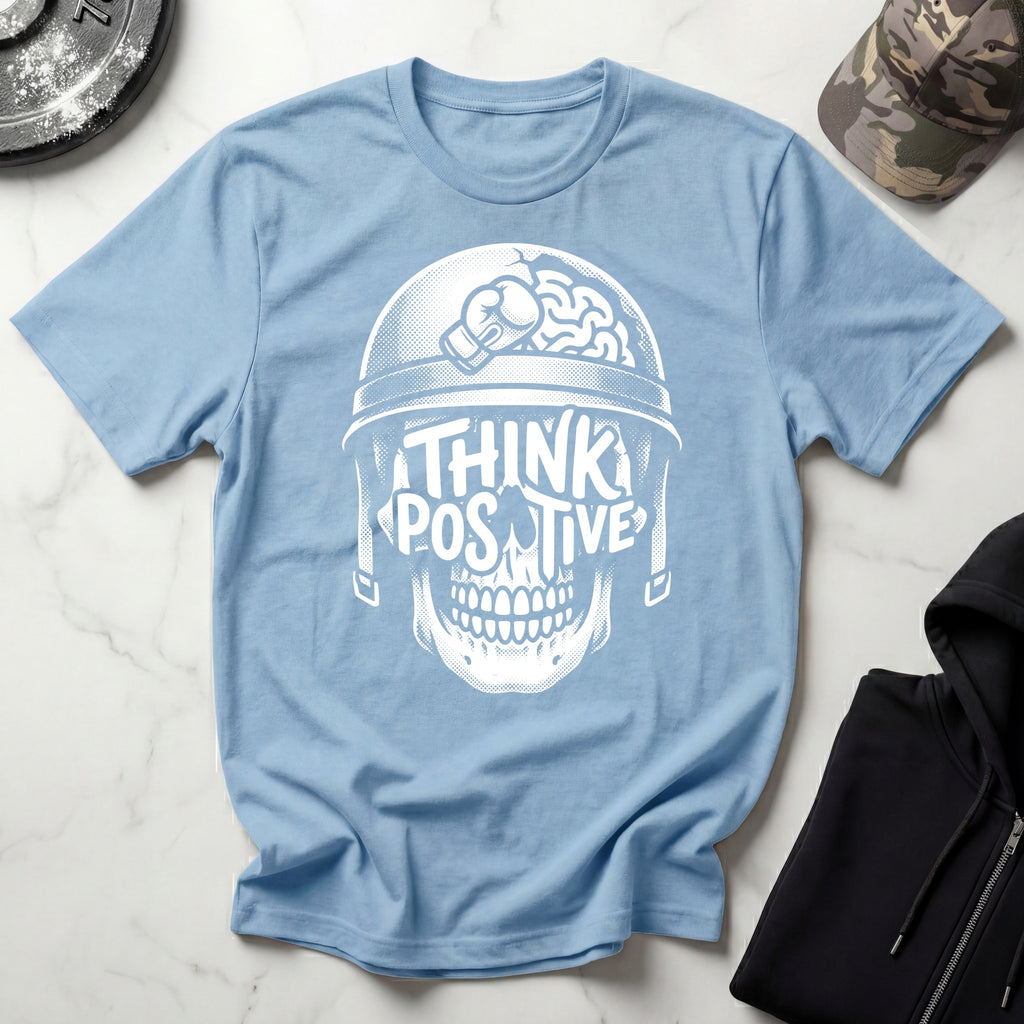 Think Positive Boxing Training Mindset Gym T-Shirt