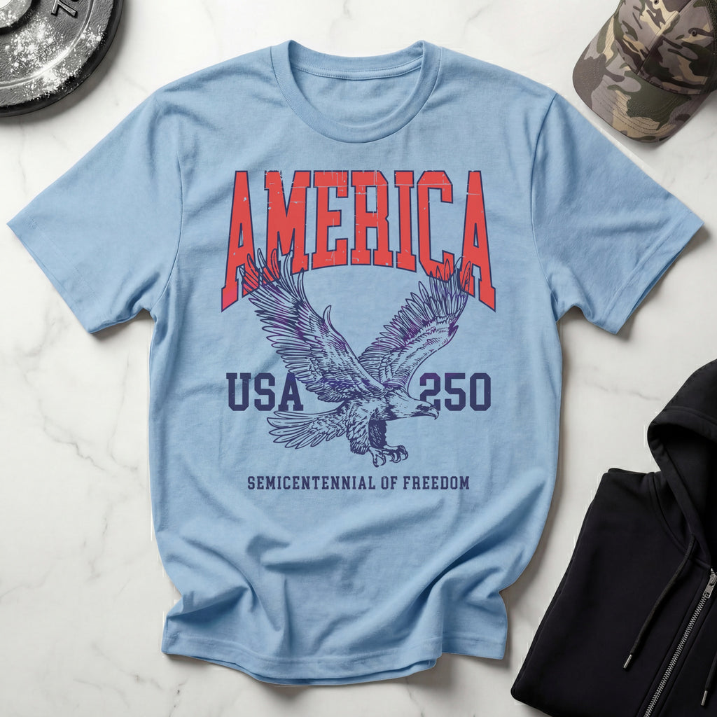 America USA 250 Vintage Gym T-Shirt