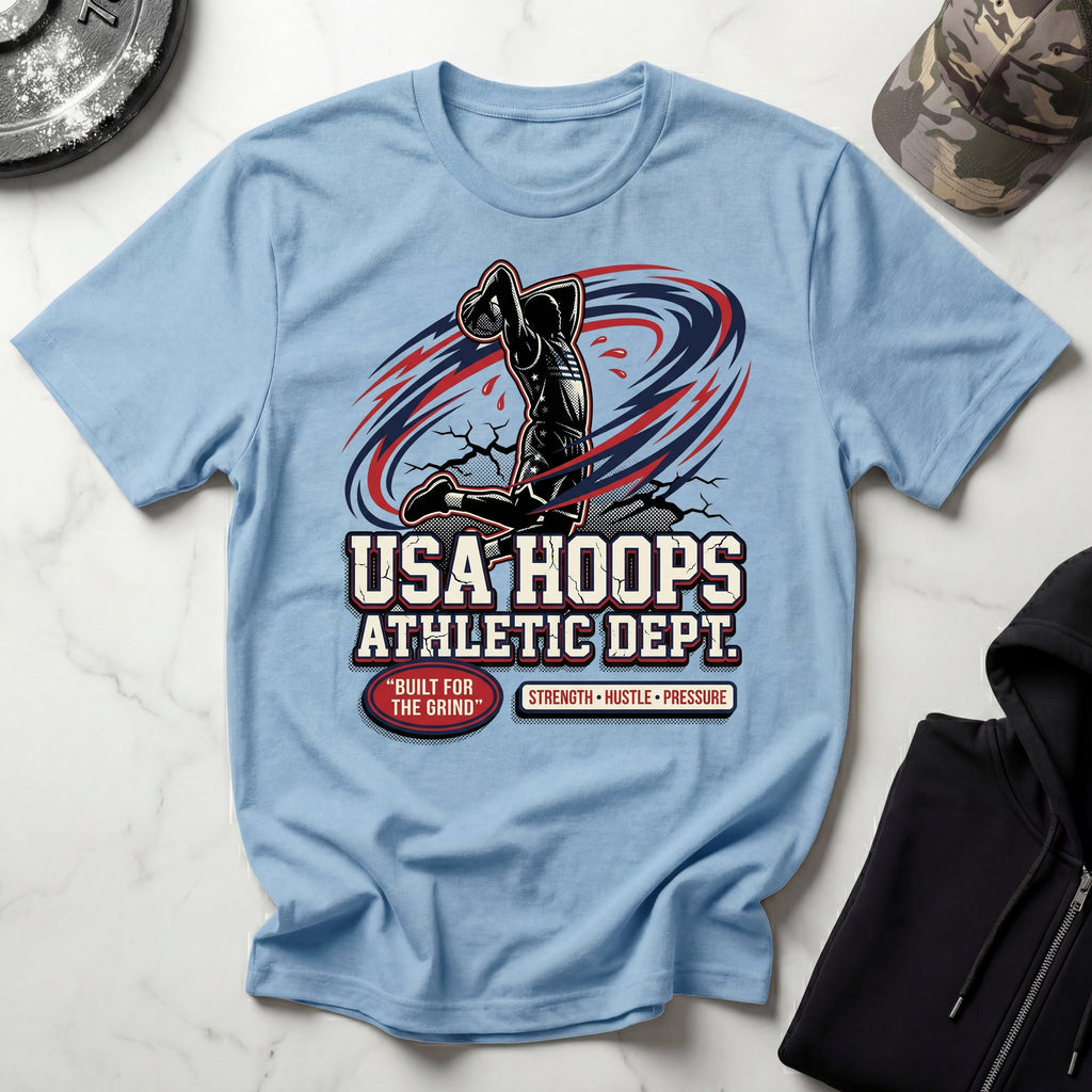 Basketball USA Hoops Gym T-Shirt