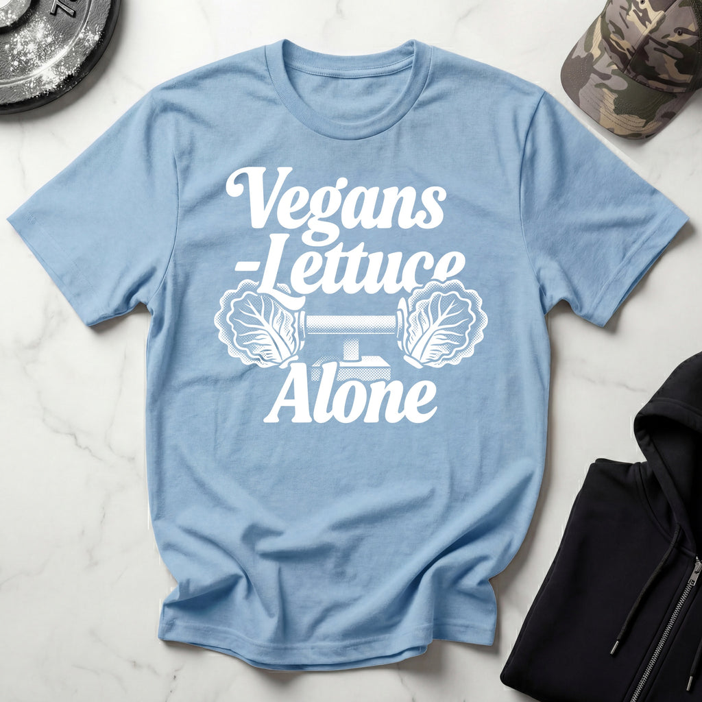 Vegans Lettuce Alone Vintage Gym T-Shirt