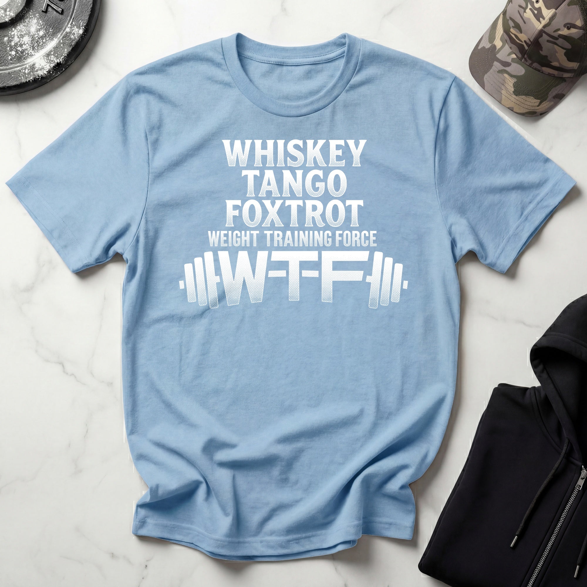 Whiskey Tango Foxtrot Vintage Graphic Gym T-Shirt
