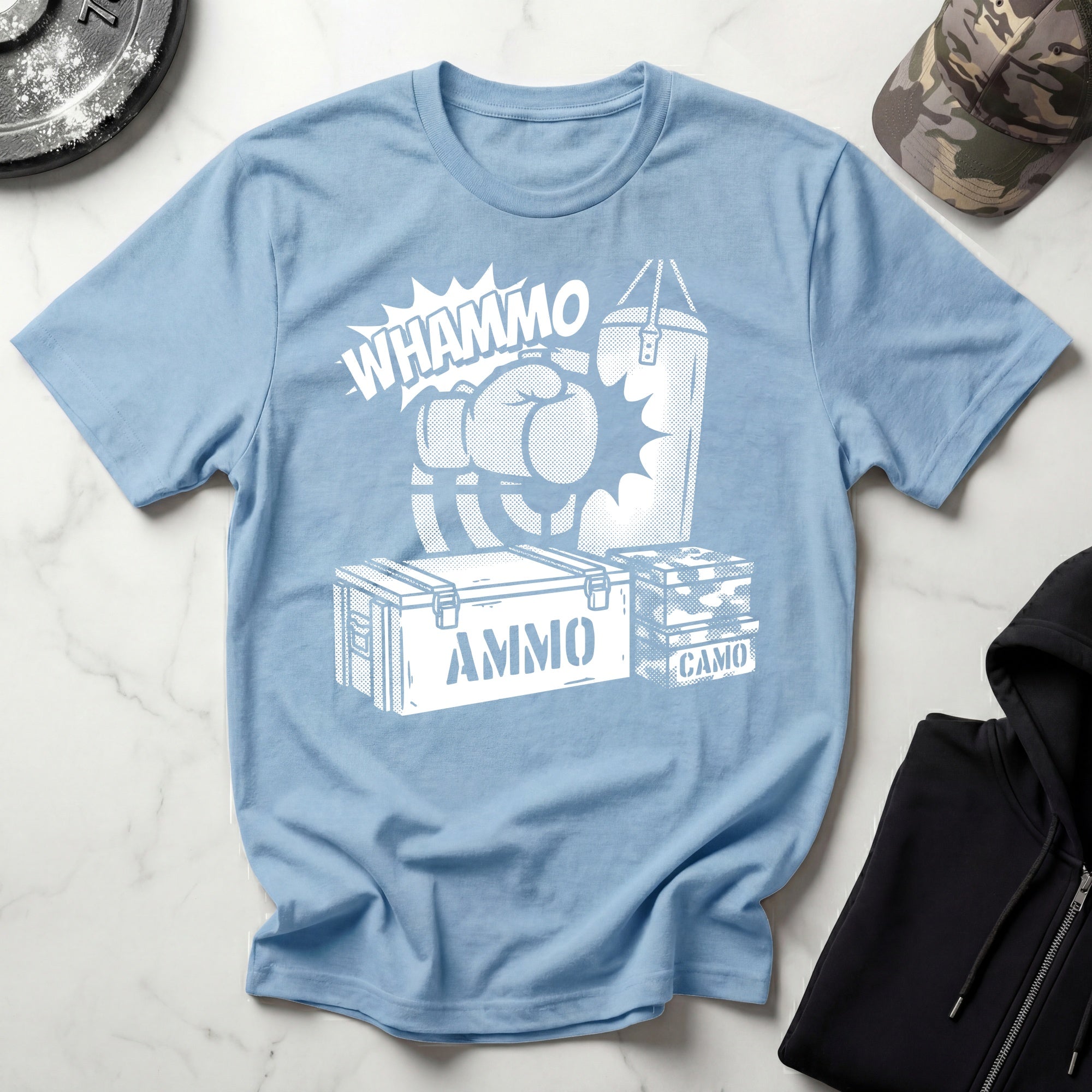 Whammo Military Boxing Gym T-Shirt