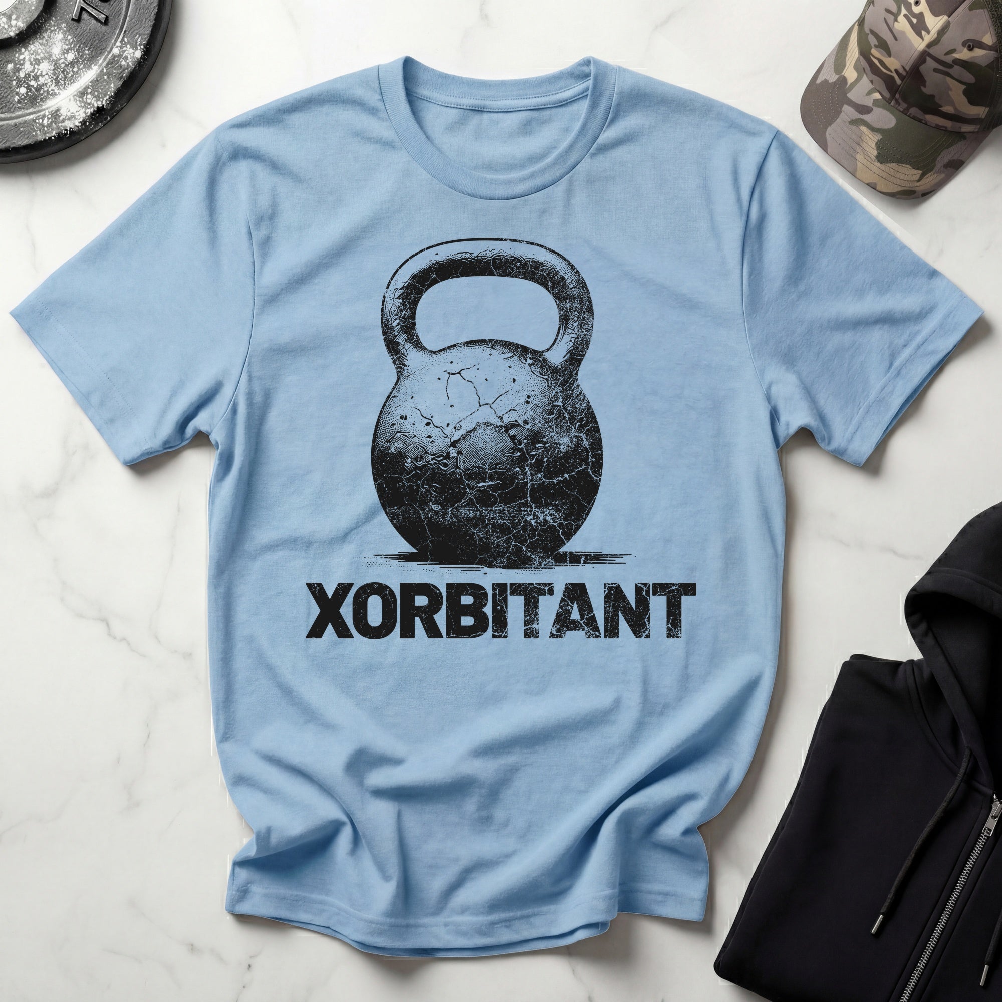 X Orbitant Kettlebell Vintage Gym T-Shirtt