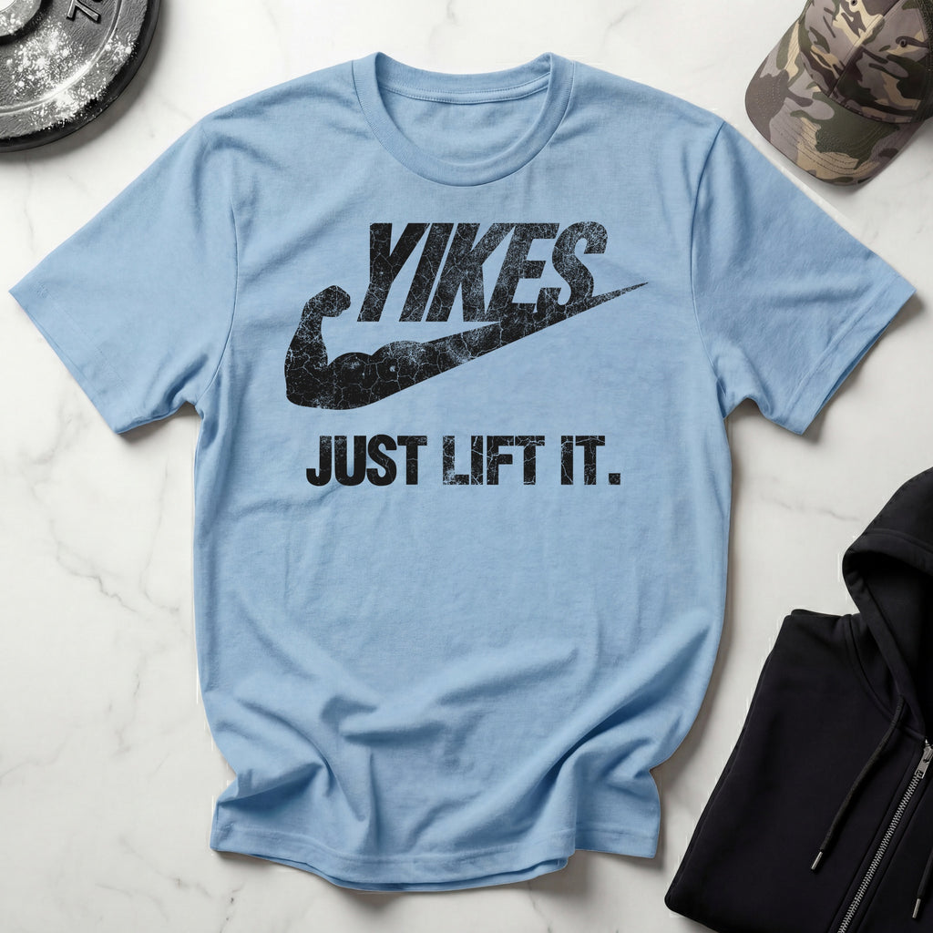 Yikes Just Lift It Vintage Gym Tee-Shirt