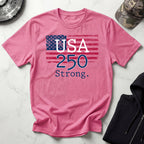 USA 250 Strong Gym Vintage Gym T-Shirt