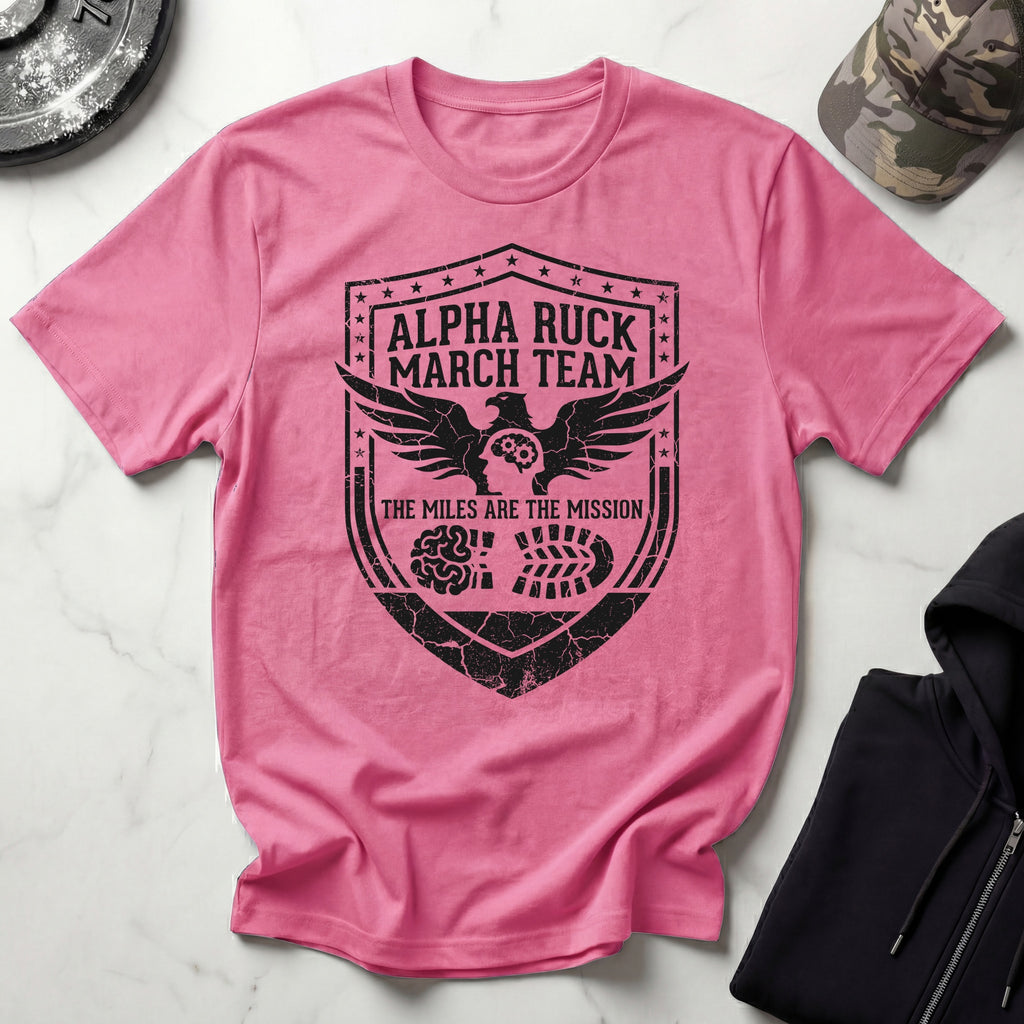 Alpha Ruck March Mission Retro Gym T-Shirt