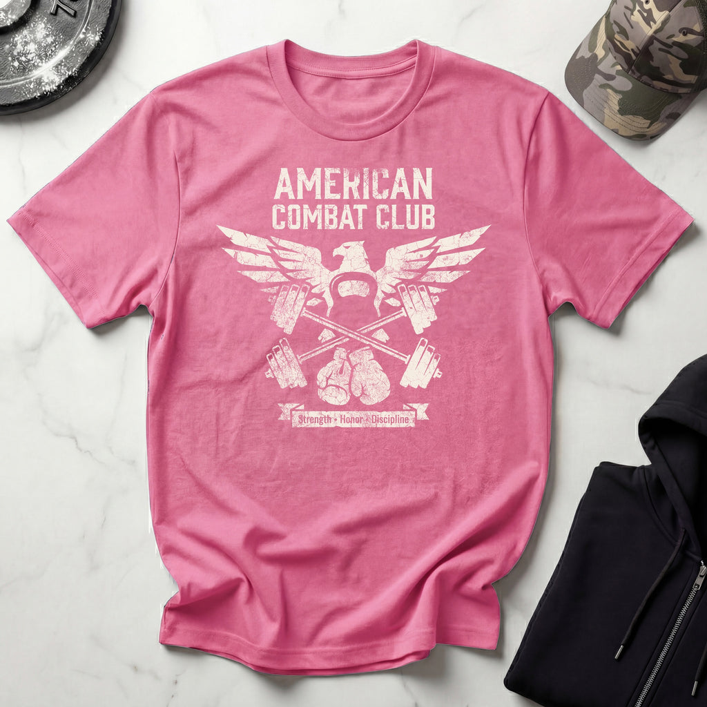 American Combat Club Gym Vintage Gym T-Shirt