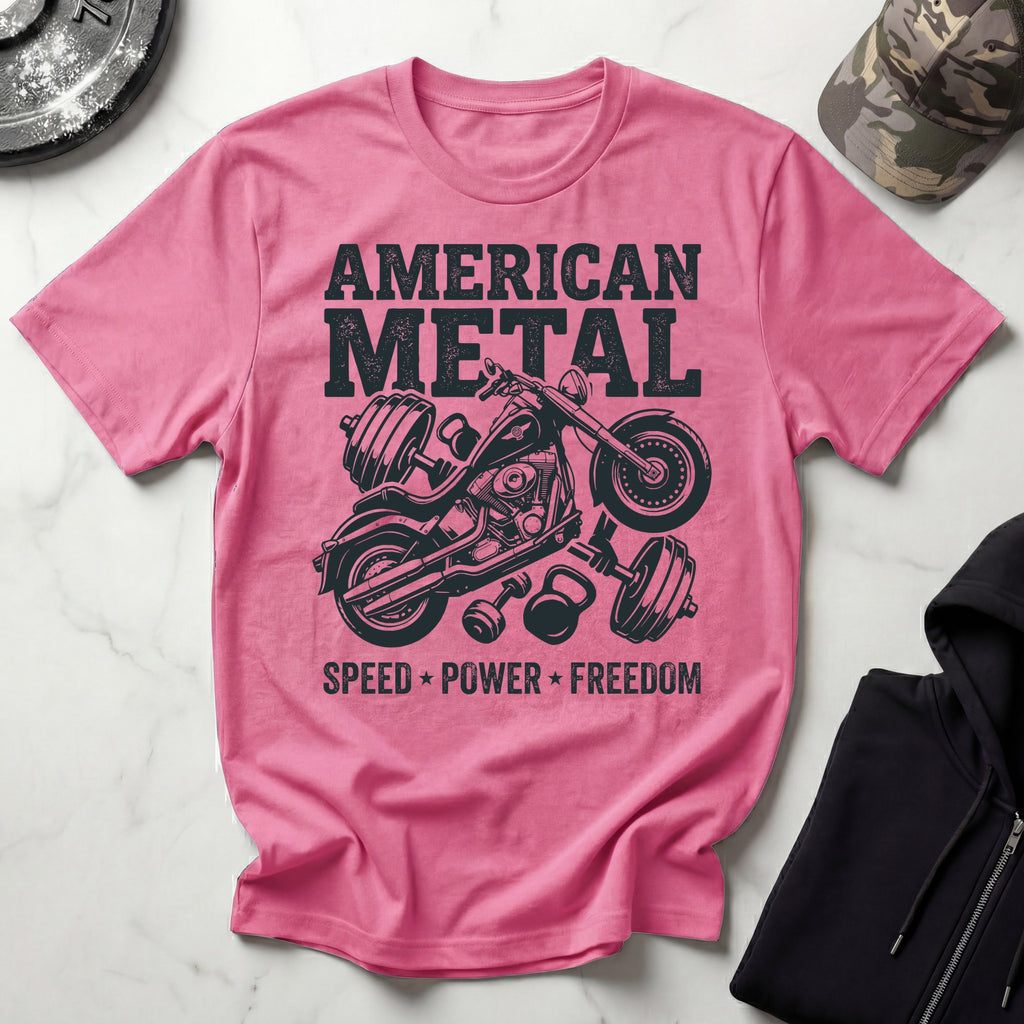 American Metal Softtail Build and Repair Vintage Graphic Gym T-Shirt