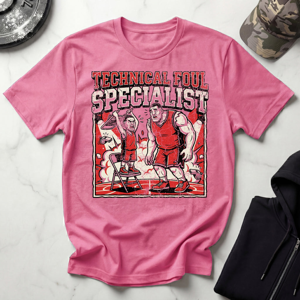 Basketball Technical Foul Specialist Vintage Gym T-Shirt