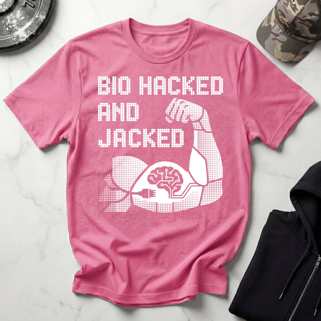 Bio Hacked Jacked Gym T-Shirt