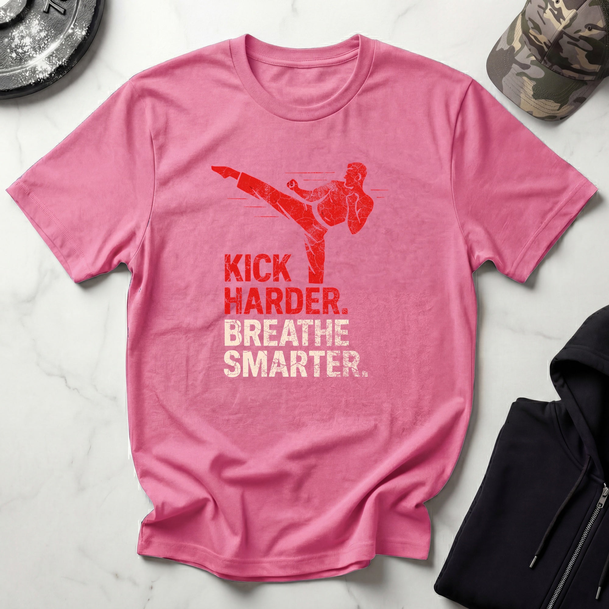 Kick Smarter Grunge Vintage Gym T-Shirt