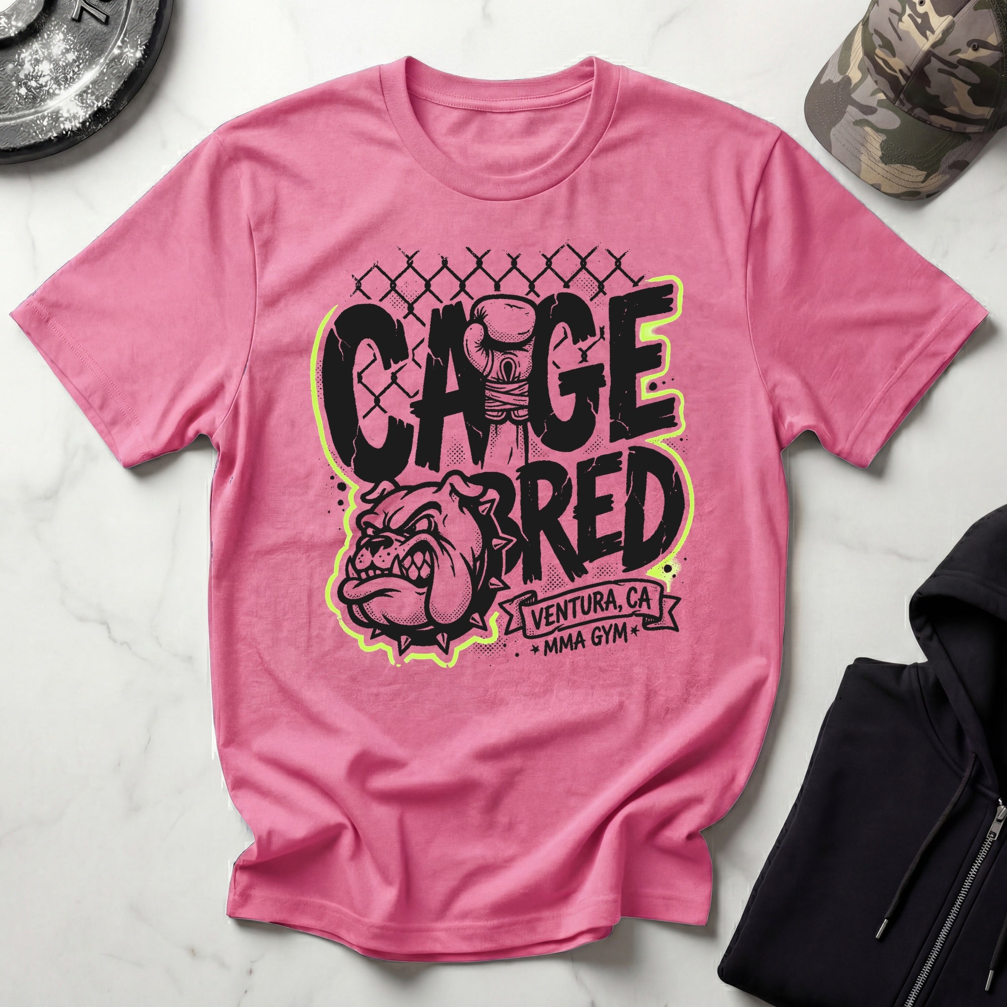 Cage Bred MMA Ventura Gym T-Shirt
