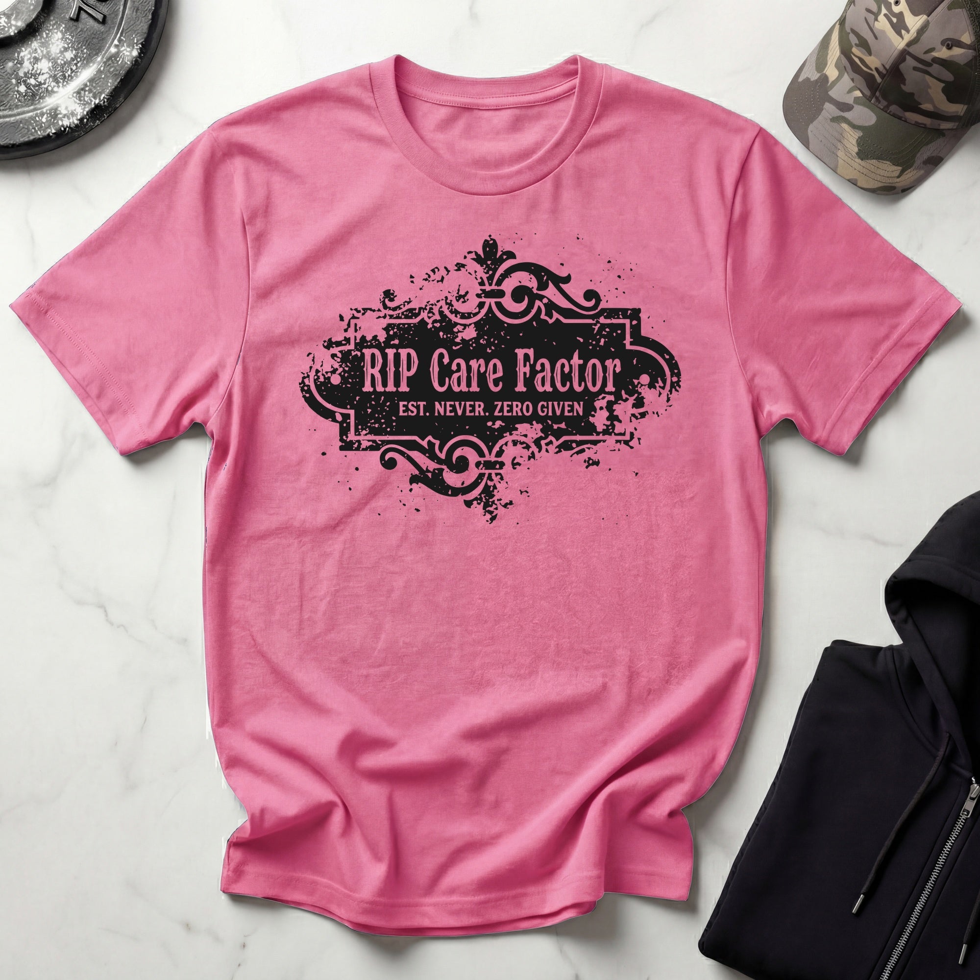 RIP Care Factor Retro Gym T-Shirt