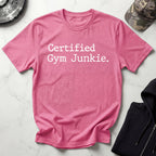 Certified Gym Junkie Vintage Gym T-Shirt