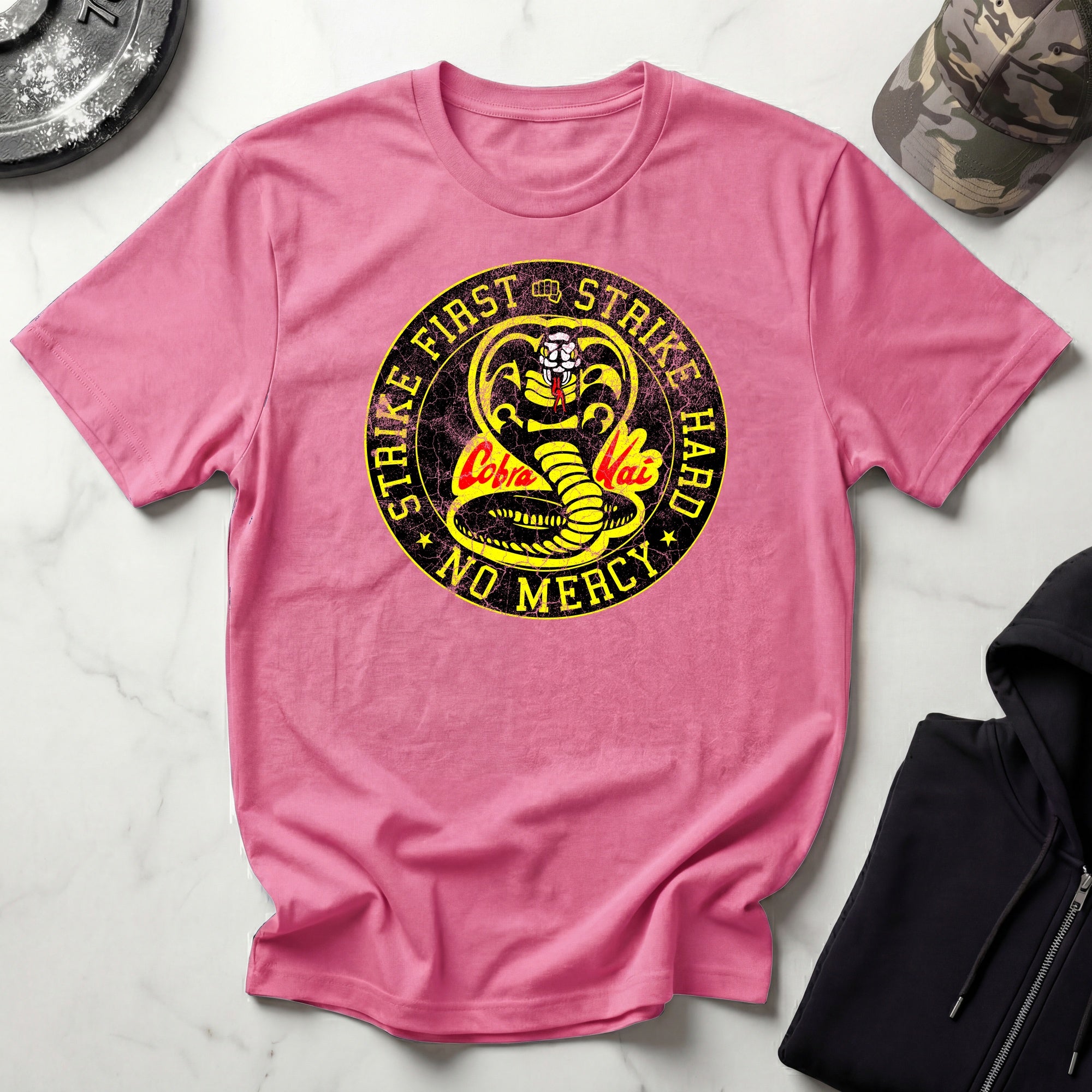 Cobra Kai Strike First Dojo Vintage Gym T-Shirt
