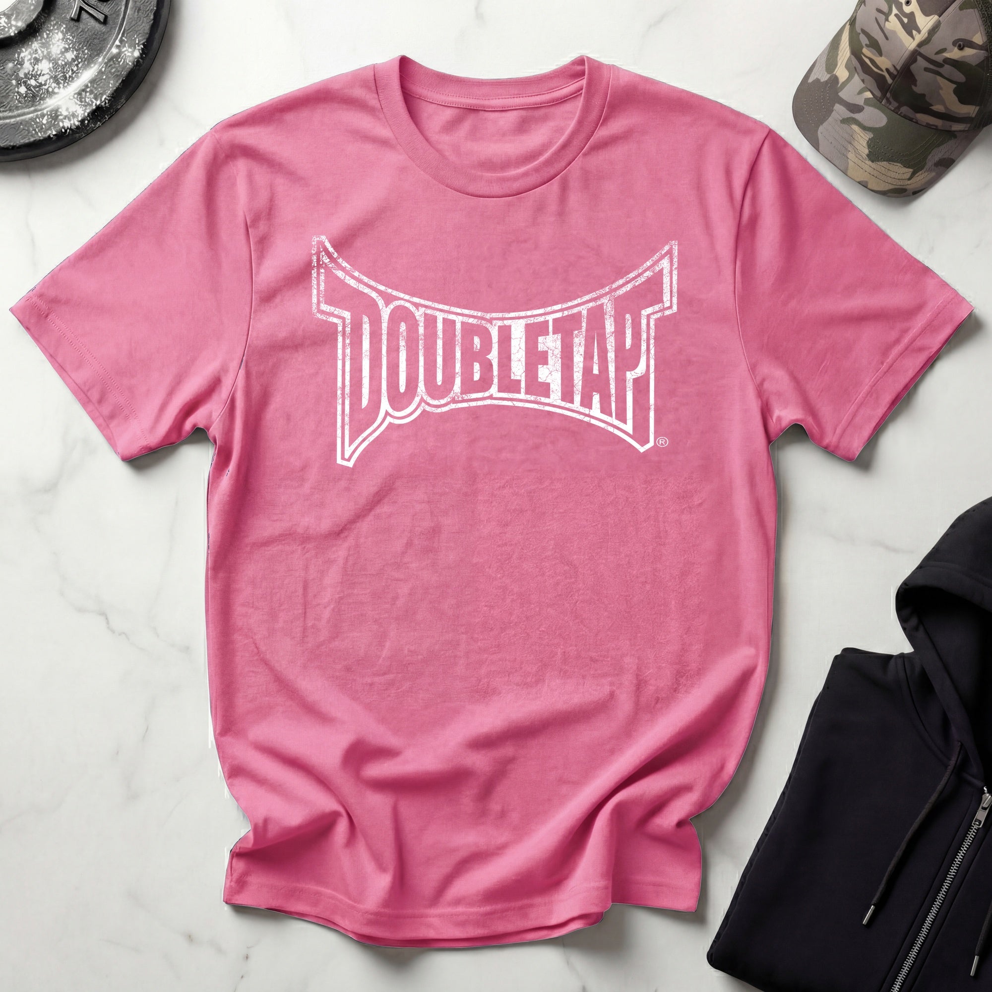 Double Tap Graphic Gym T-Shirt