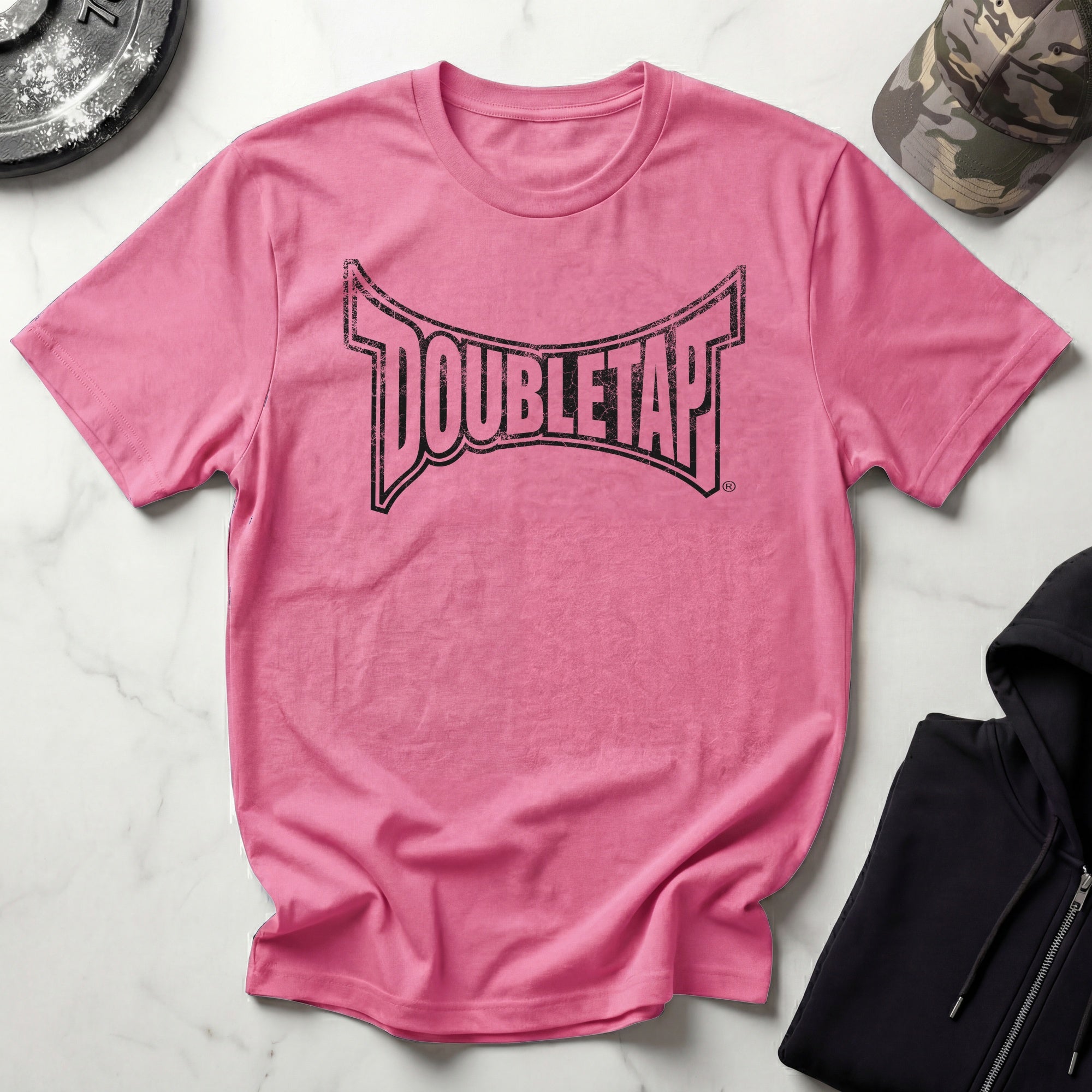 DoubleTap Graphic Vintage Gym T-Shirt