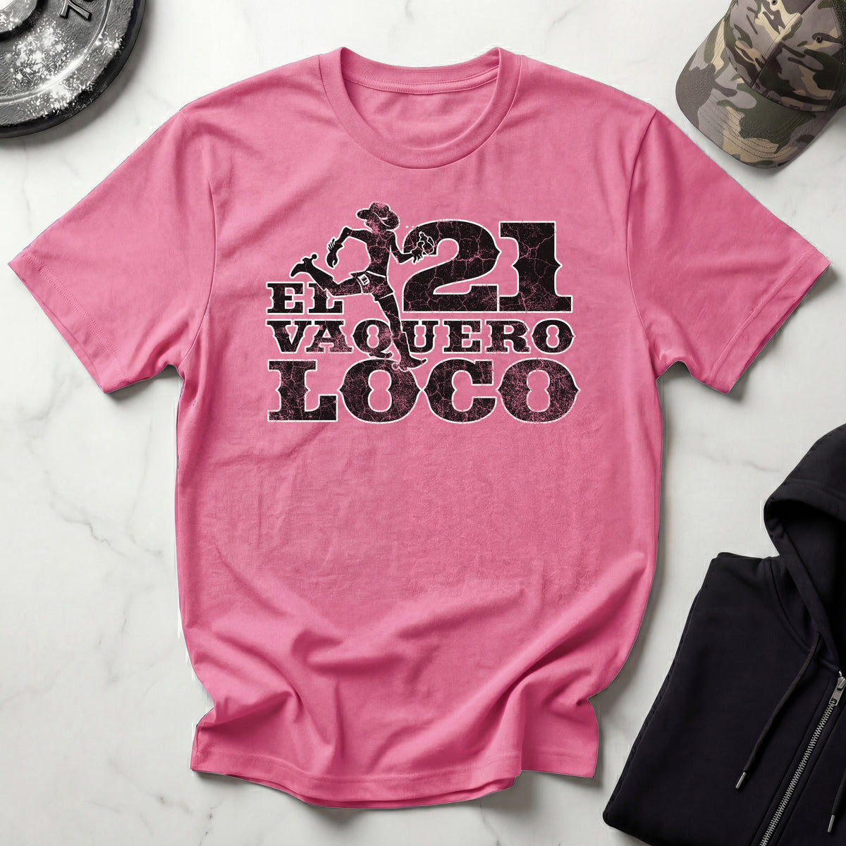 El Vaquero Loco 21 Mile Run Gym Tee