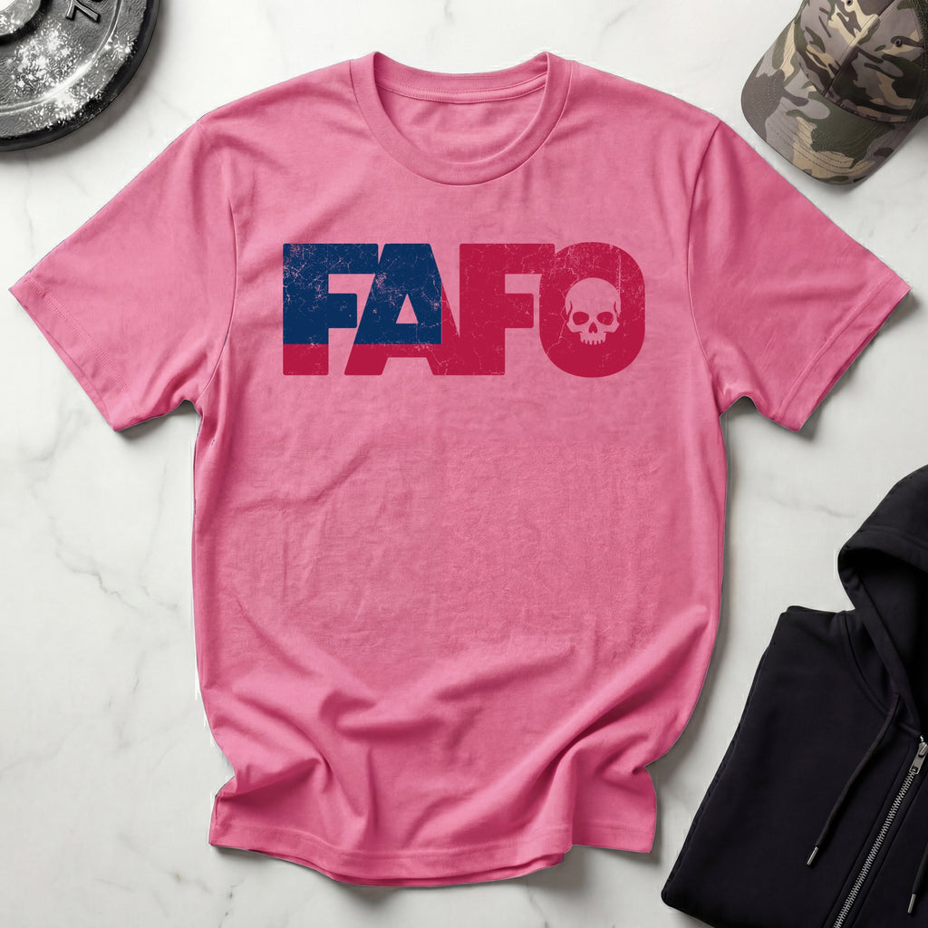 FAFO Skull Vintage Grunge Gym T-Shirt