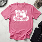 Find A Way To Win Retro Gym T-Shirt