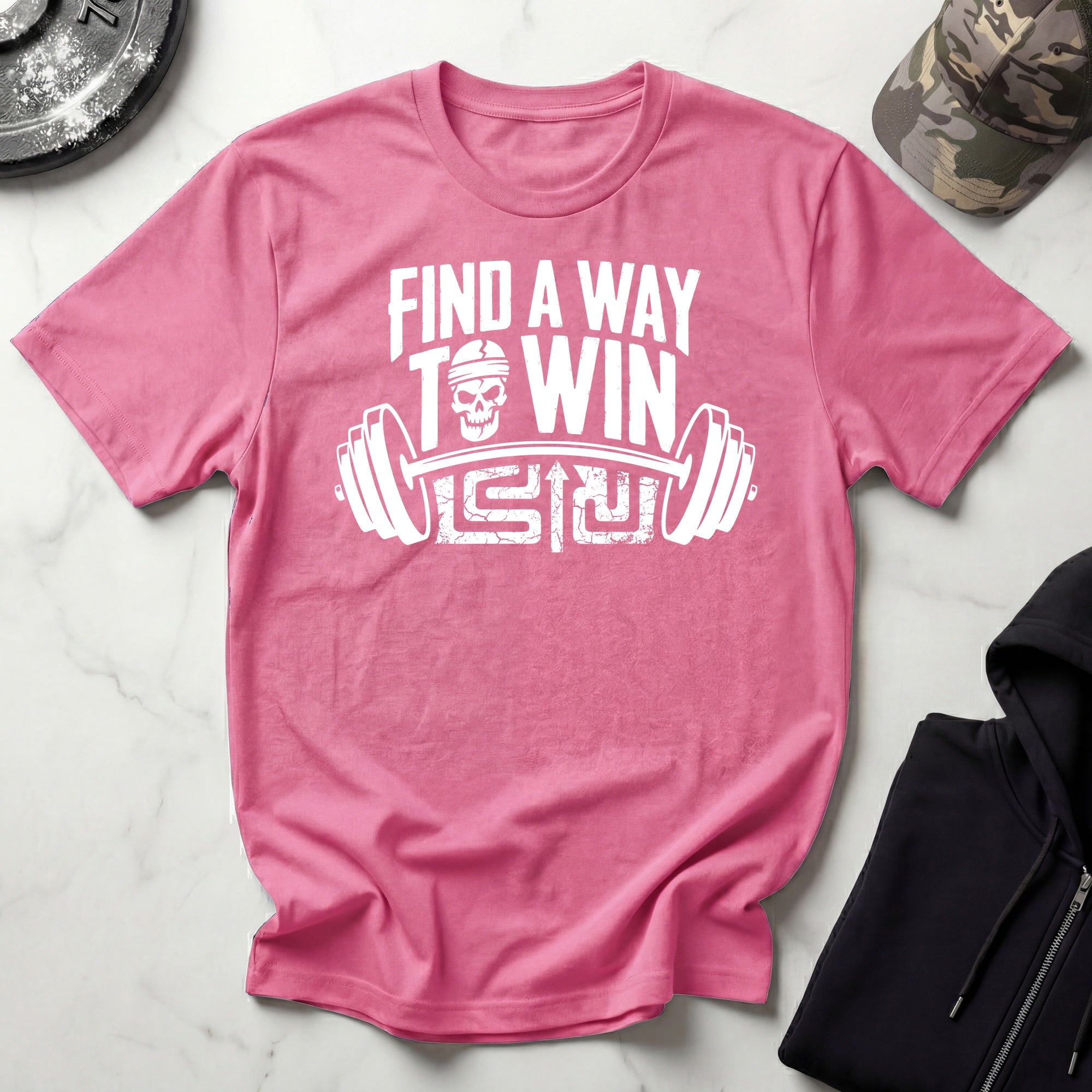 Find A Way To Win Retro Gym T-Shirt