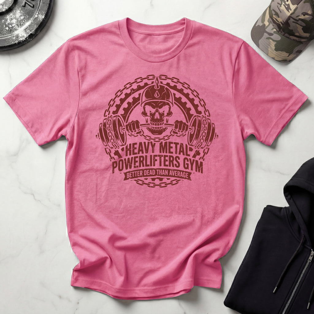Heavy Metal Powerlifters Club Rust Retro Gym Tee