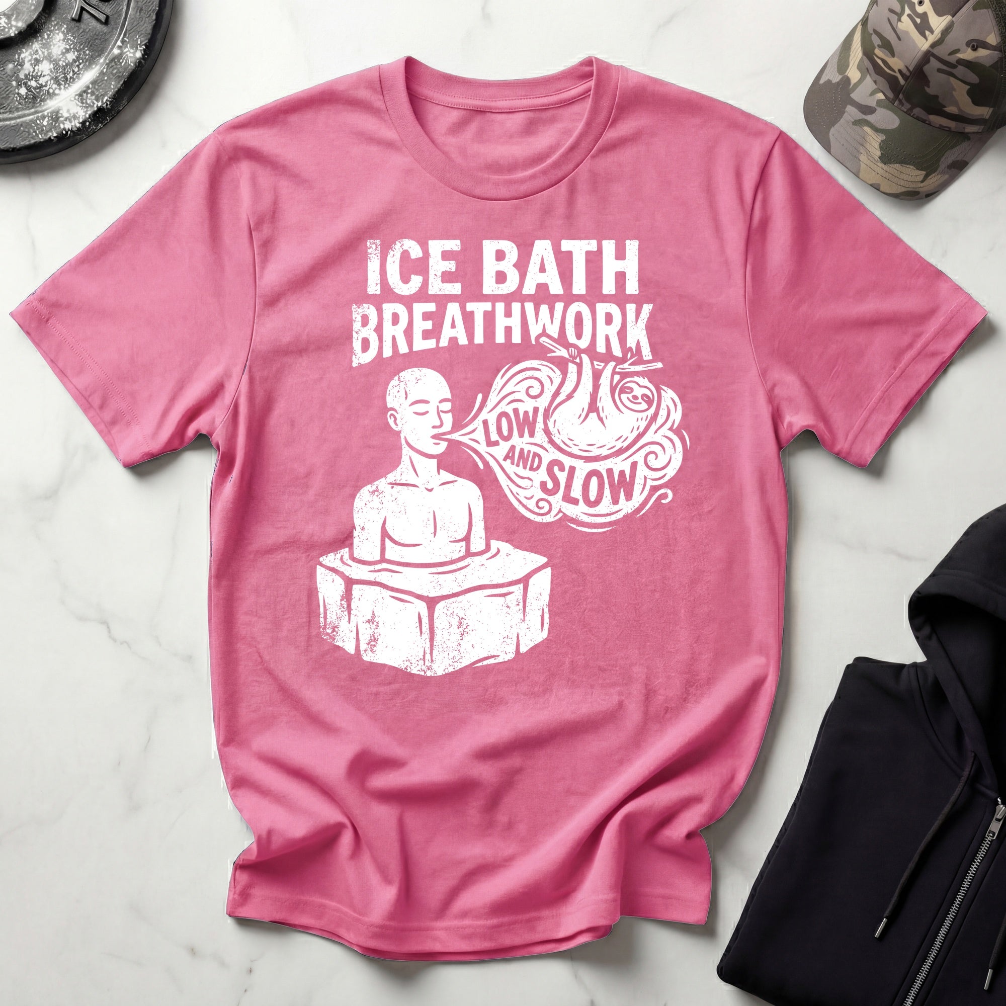 Ice Bath Breathwork Vintage Gym T-Shirt