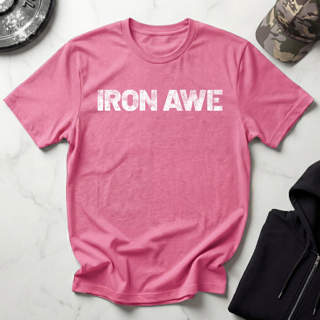 Iron Awe Graphic Vintage Gym T-Shirt