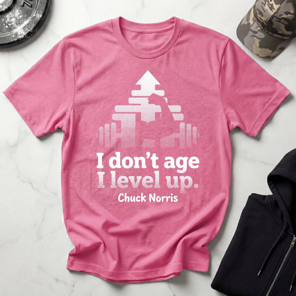 I Dont Age I Level Up Vintage Gym T-Shirt