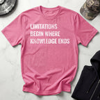 Knowledge Limitation Graphic Gym T-Shirt