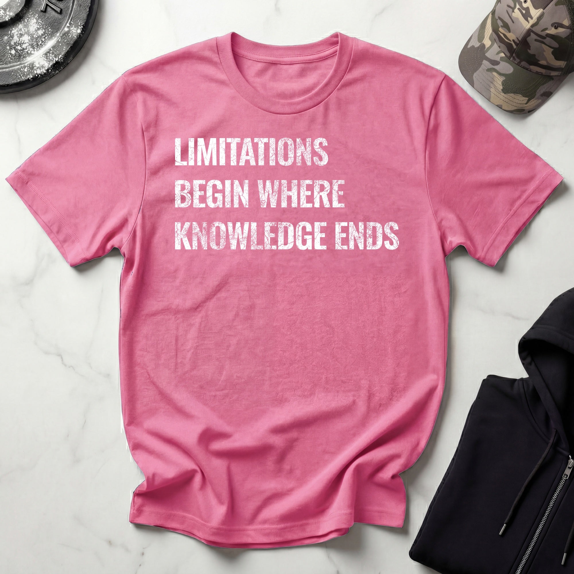 Knowledge Limitation Graphic Gym T-Shirt