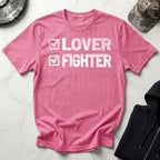 Lover + Fighter Retro Gym T-Shirt