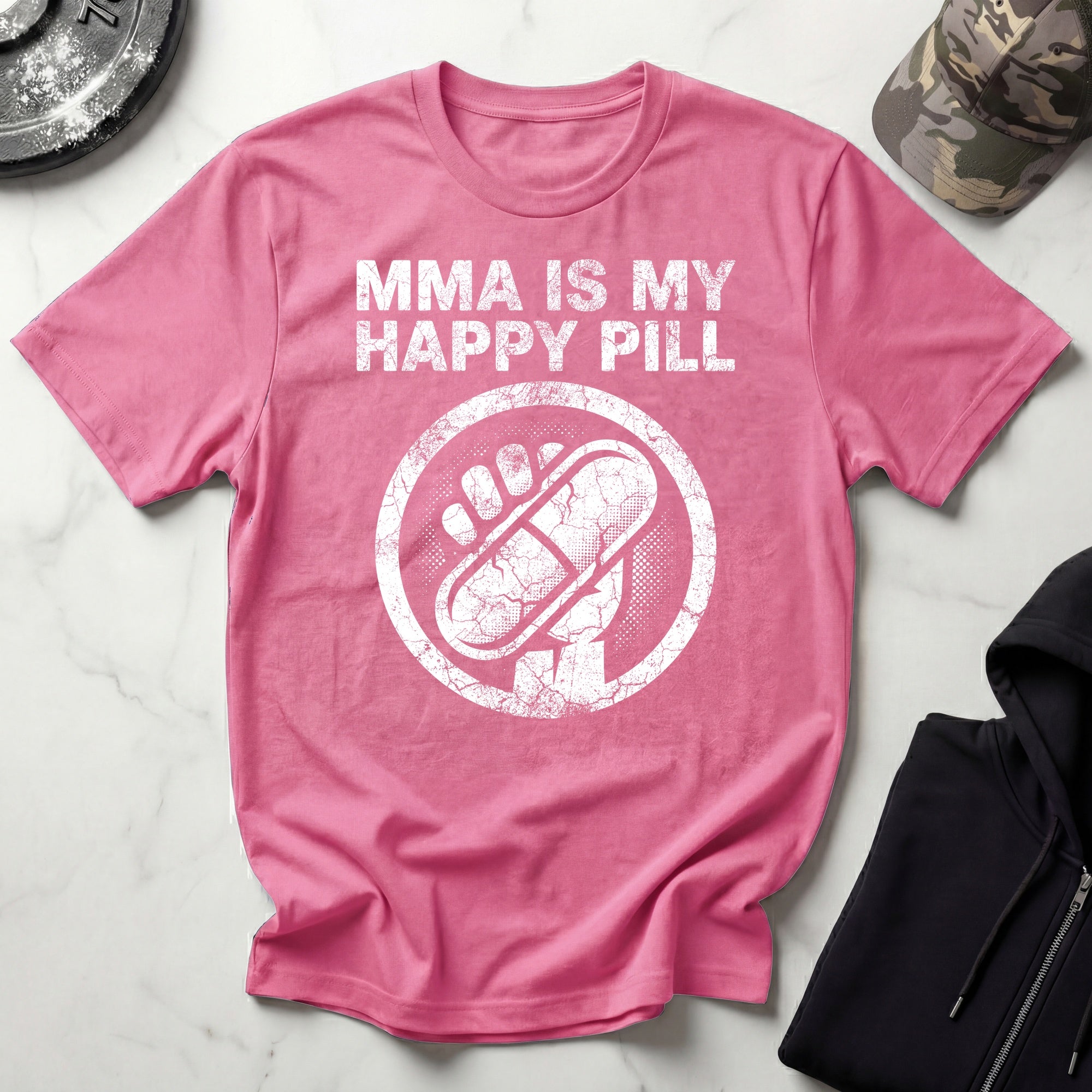 MMA Is My Happy Pill Gym T-Shirt