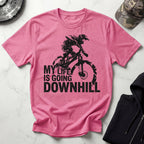 MTB Downhill Vintage Graphic Gym T-Shirt