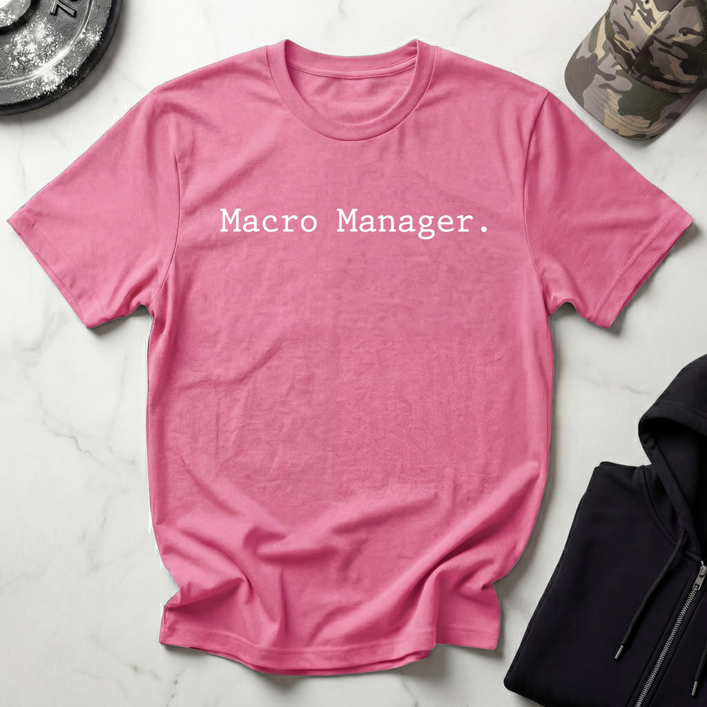 Macro Manager Typographic Gym T-Shirt