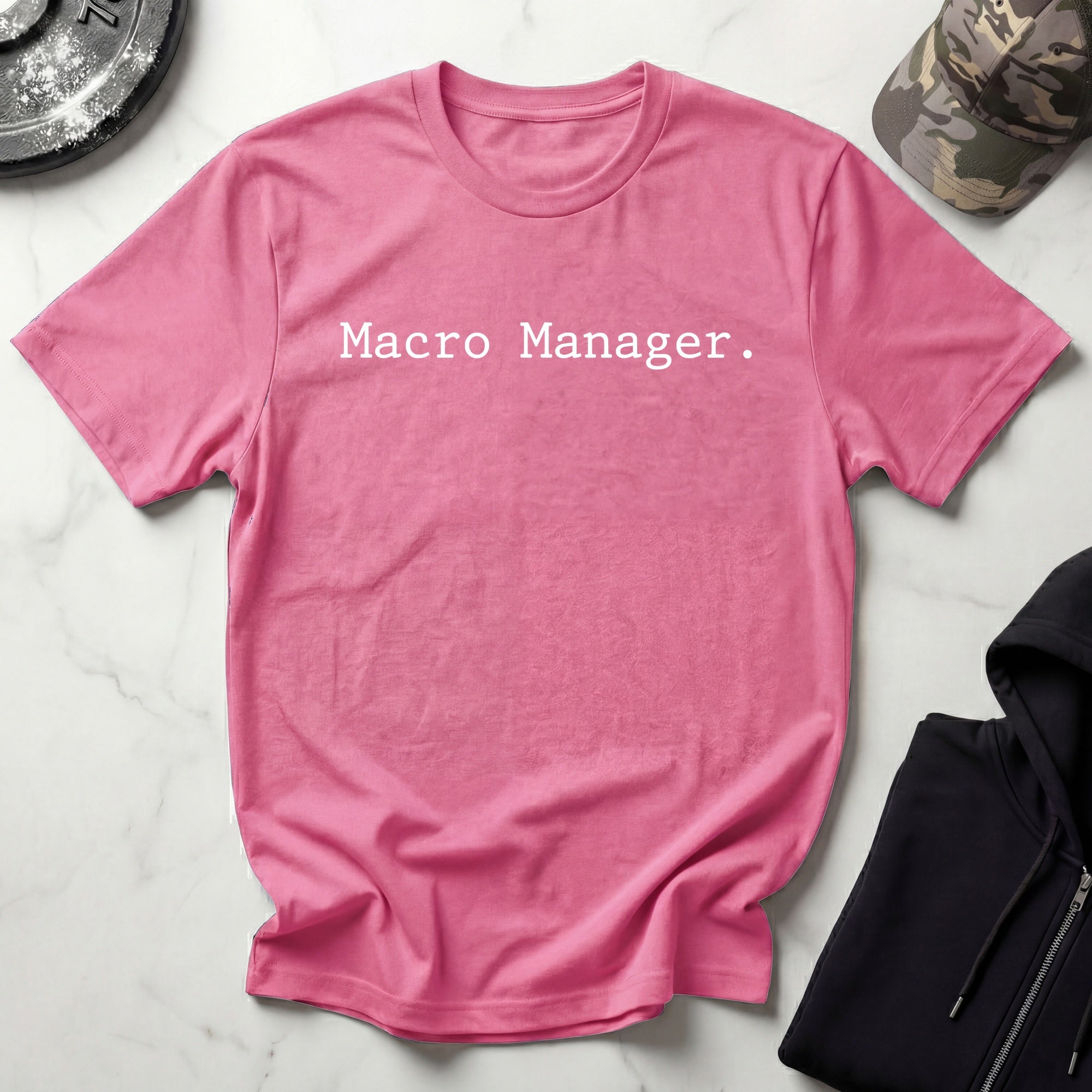 Macro Manager Typographic Gym T-Shirt