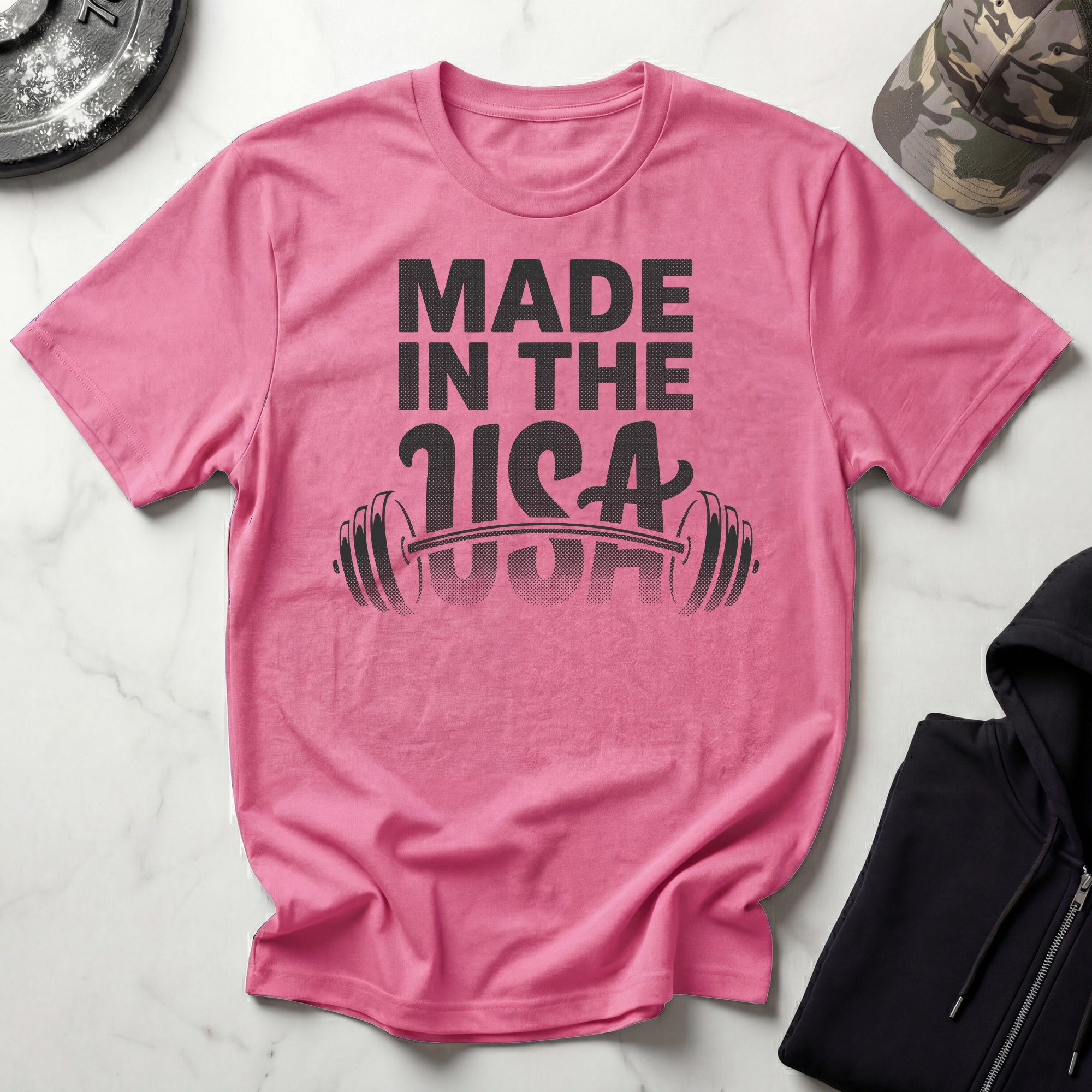USA Weights Training Vintage Gym T-Shirt