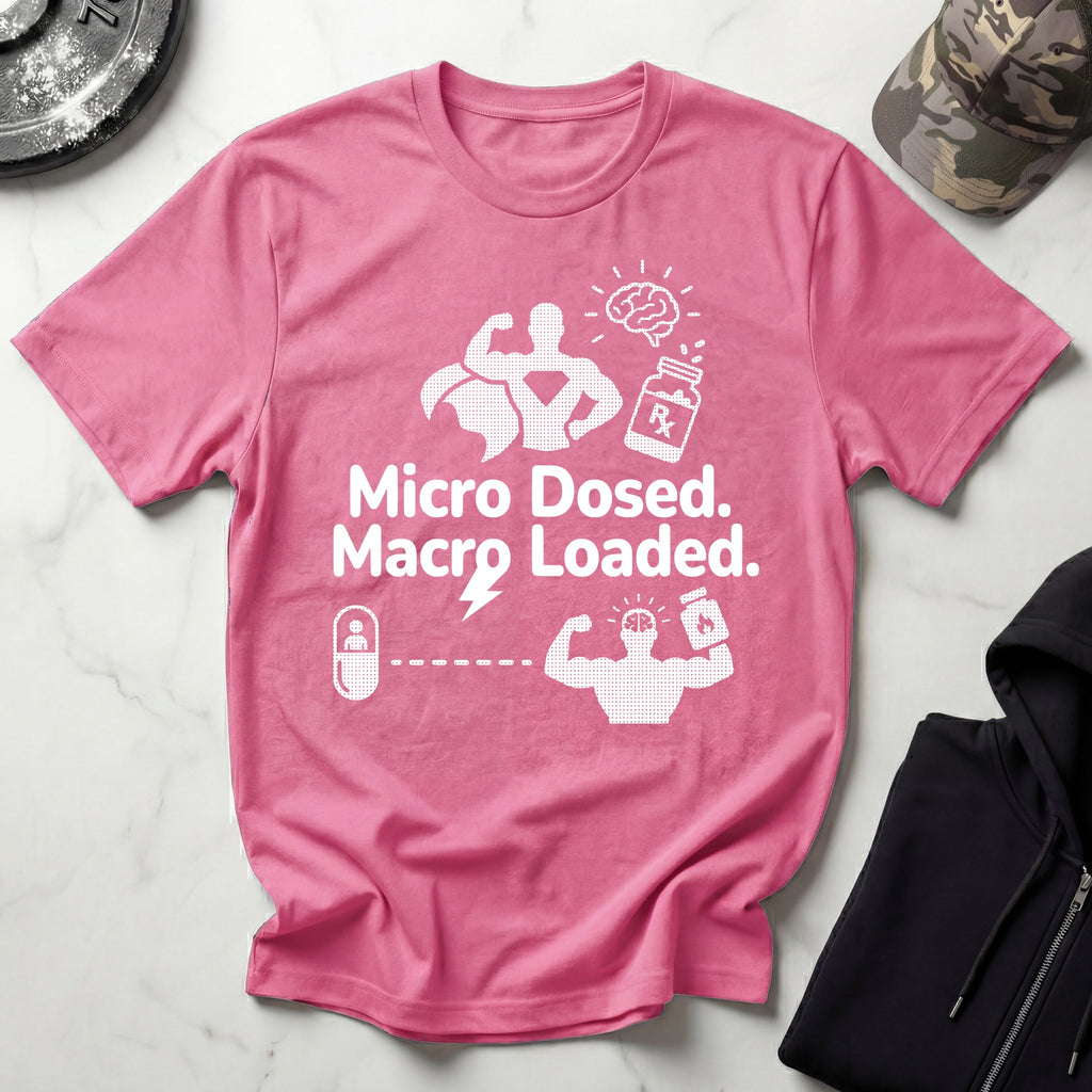 Micro Dosed Macro Loaded Graphic Gym T-Shirt